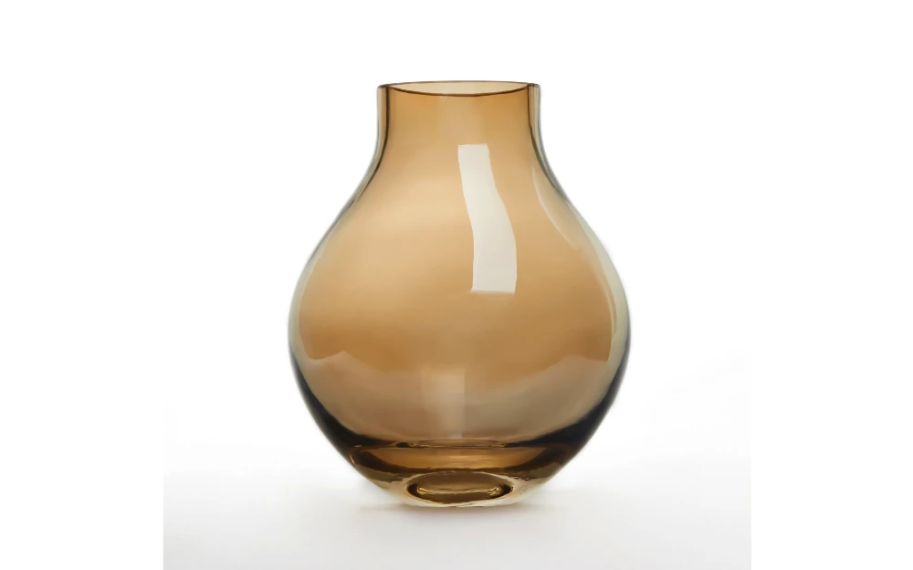 Декоративна ваза от метализирано стъкло