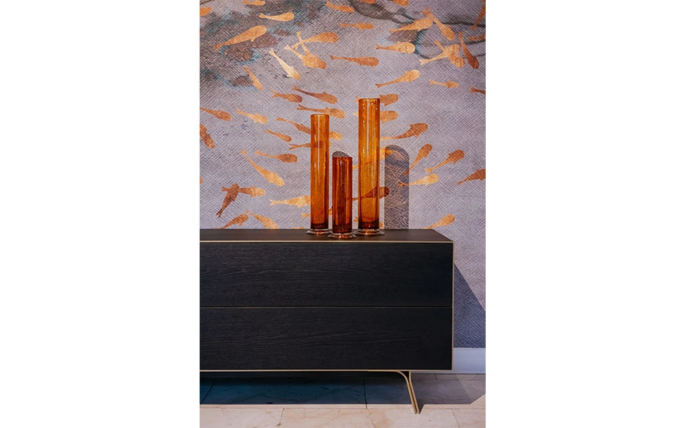 Стъклена Ваза AMBER ASIATIDES