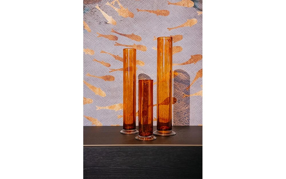 Стъклена Ваза AMBER ASIATIDES