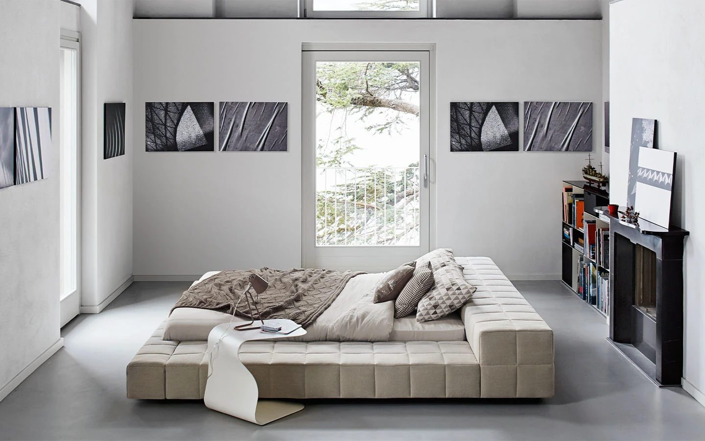 Спалня SQUARING BED от италианския производител BONALDO