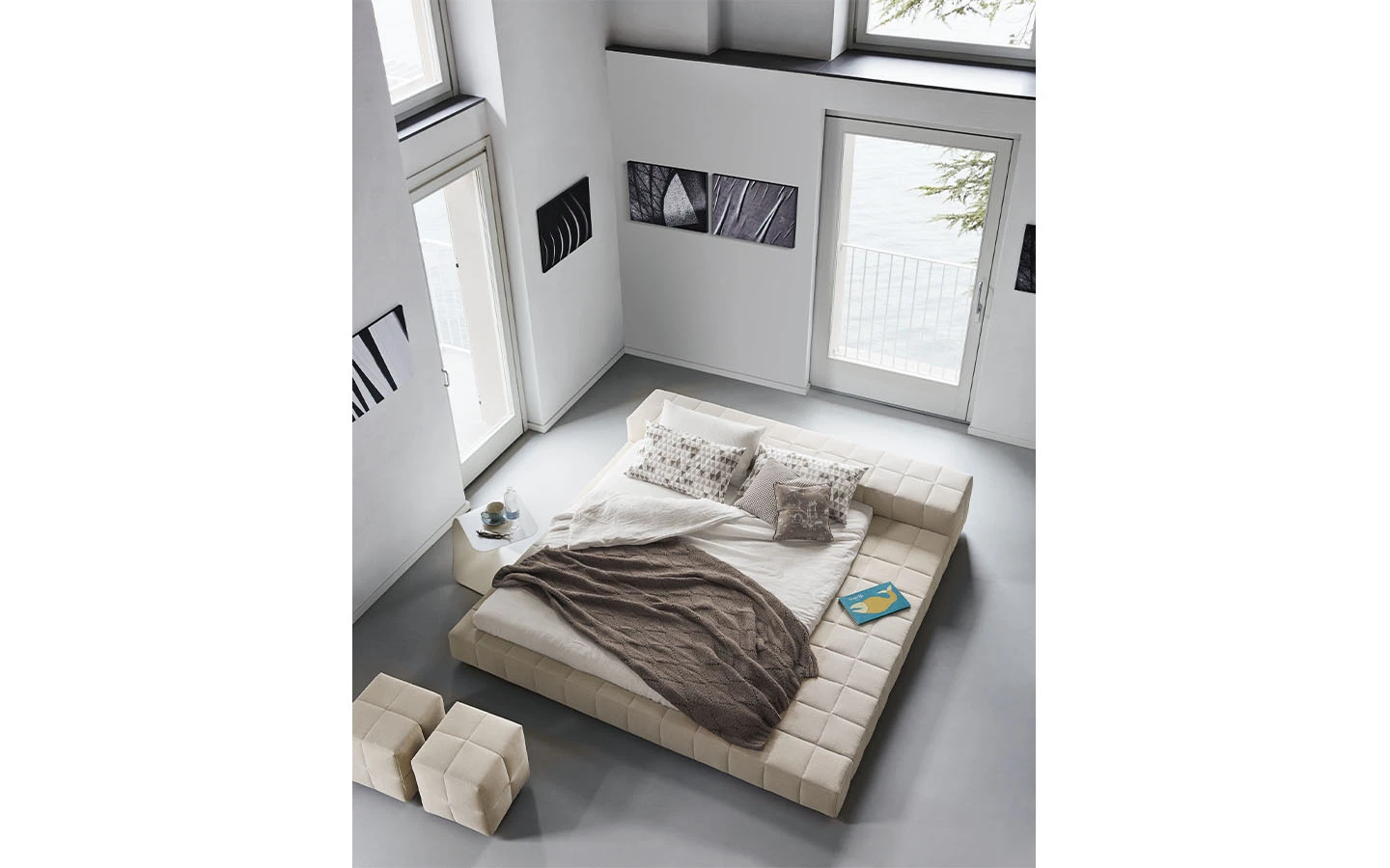 Спалня SQUARING BED от италианския производител BONALDO