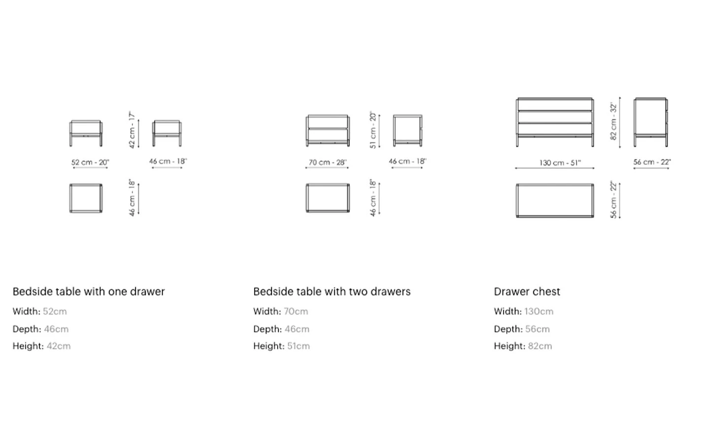 GROOVE е колекция нощни шкафчета и скринове от италианския производител Bonaldo