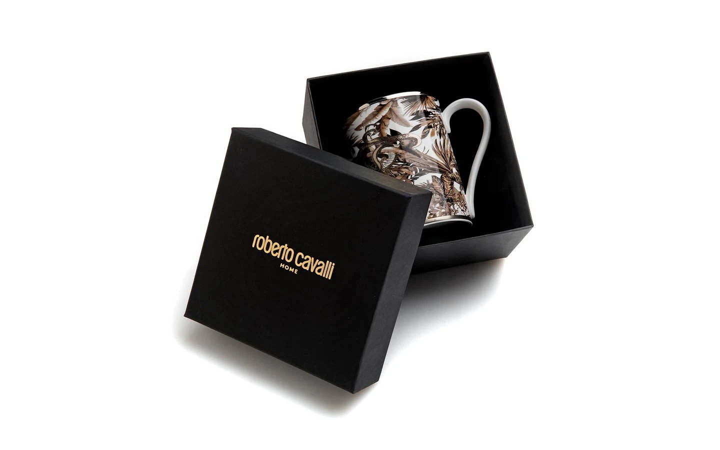 Порцеланова чаша/Мъг Tropical Jungle White Roberto Cavalli Home Luxury Tableware - Stolbg.com