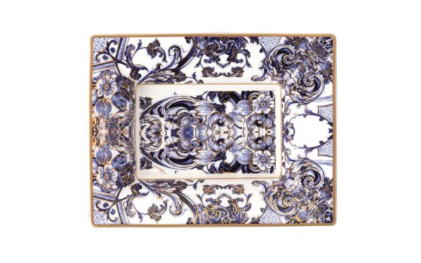 Vide Poche Grande Azulejos Roberto Cavalli Home Luxury Tableware - Stolbg.com