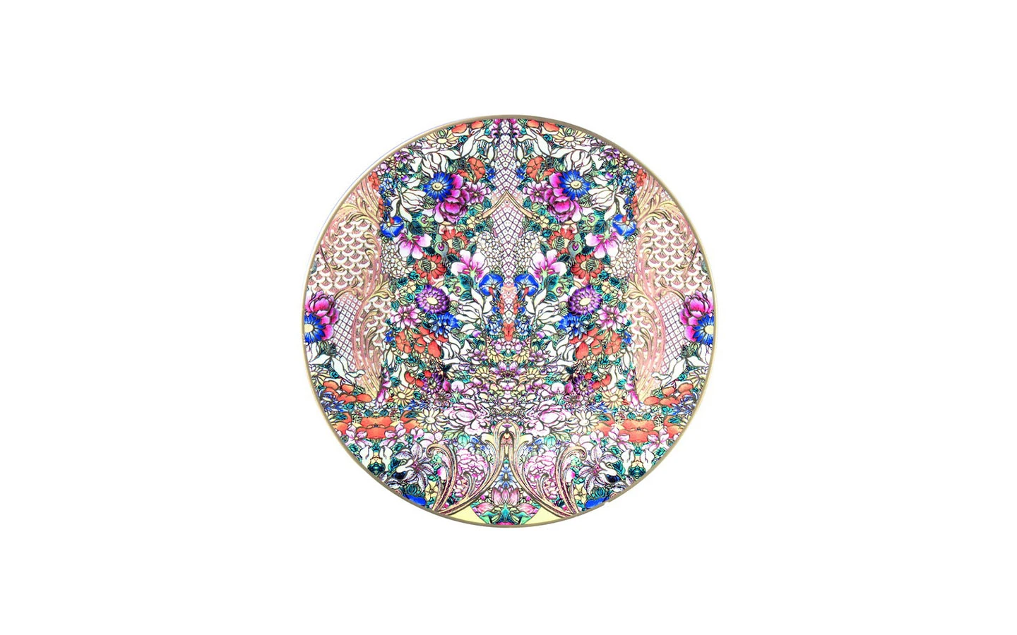 Подложна чиния 32 см Golden Flowers Roberto Cavalli Home Luxury Tableware - Stolbg.com