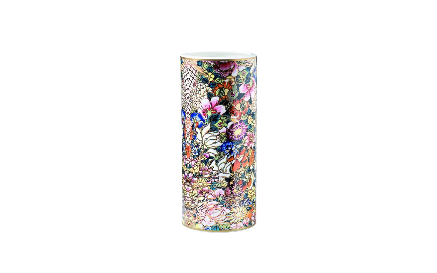 Висока ваза Golden Flowers Roberto Cavalli Home Luxury Tableware - Stolbg.com
