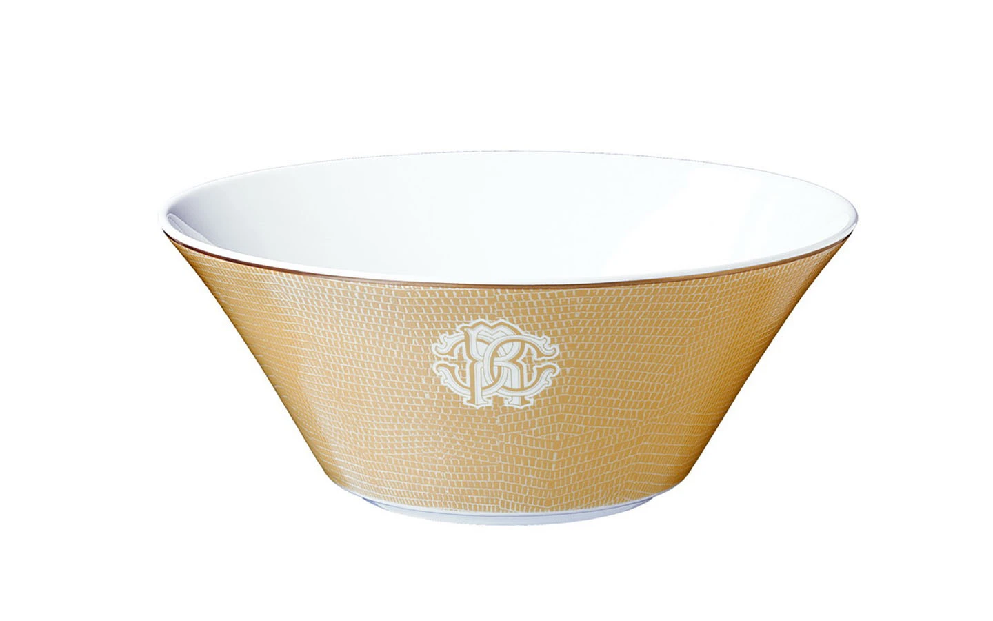 Купа за салата Lizzard Gold Roberto Cavalli Home Luxury Tableware - Stolbg.com