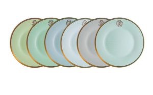 Сет от 6 чинии 15,5 см Lizzard Sunrise Roberto Cavalli Home Luxury Tableware - Stolbg.com