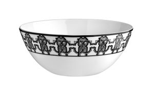 Купа за супа Monogram Black Roberto Cavalli Home Luxury Tableware - Stolbg.com