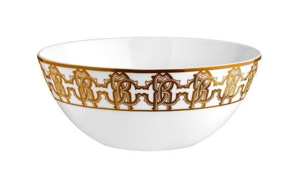 Купа за супа Monogram Gold Roberto Cavalli Home Luxury Tableware - Stolbg.com