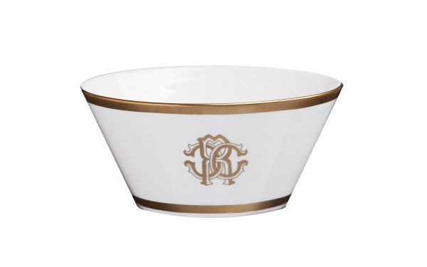 Малка купа за плодове Silk Gold Roberto Cavalli Home Luxury Tableware - Stolbg.com
