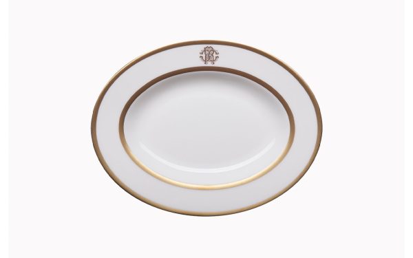 Плато Silk Gold Roberto Cavalli Home Luxury Tableware - Stolbg.com