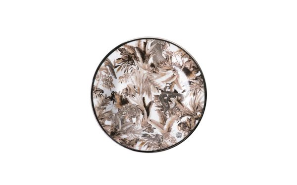 Чиния 21,5 см Tropical Jungle White Roberto Cavalli Home Luxury Tableware - Stolbg.com