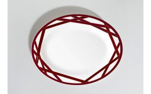 Голямо плато Nastri Bordeaux Missoni Home - 1 - Stolbg.com