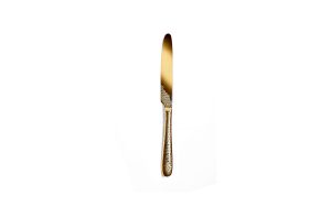 Сет от 6 десертни ножове за хранене Lizzard Gold PVD 18-10 Roberto Cavalli Home Luxury Tableware - Stolbg.com