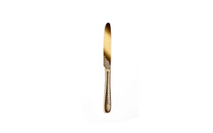 Сет от 6 ножове за хранене Lizzard Gold PVD 18-10Roberto Cavalli Home Luxury Tableware - Stolbg.com