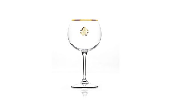 Сет от 2 чаши за червено вино Monogramma Gold Roberto Cavalli Home Luxury Tableware - Stolbg.com