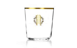 Чаша за уиски Monogramma Gold Roberto Cavalli Home Luxury Tableware - Stolbg.com