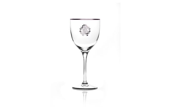 Чаша за вино Monogramma Platin Roberto Cavalli Home Luxury Tableware - Stolbg.com