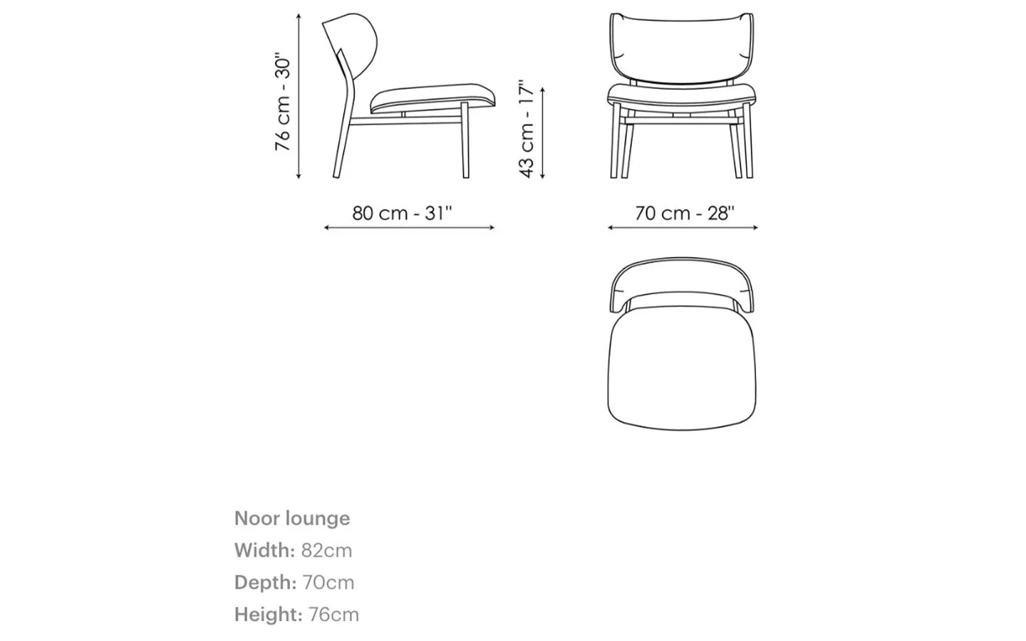 Кресло NOOR LOUNGE Bonaldo - 5 - Stolbg.com