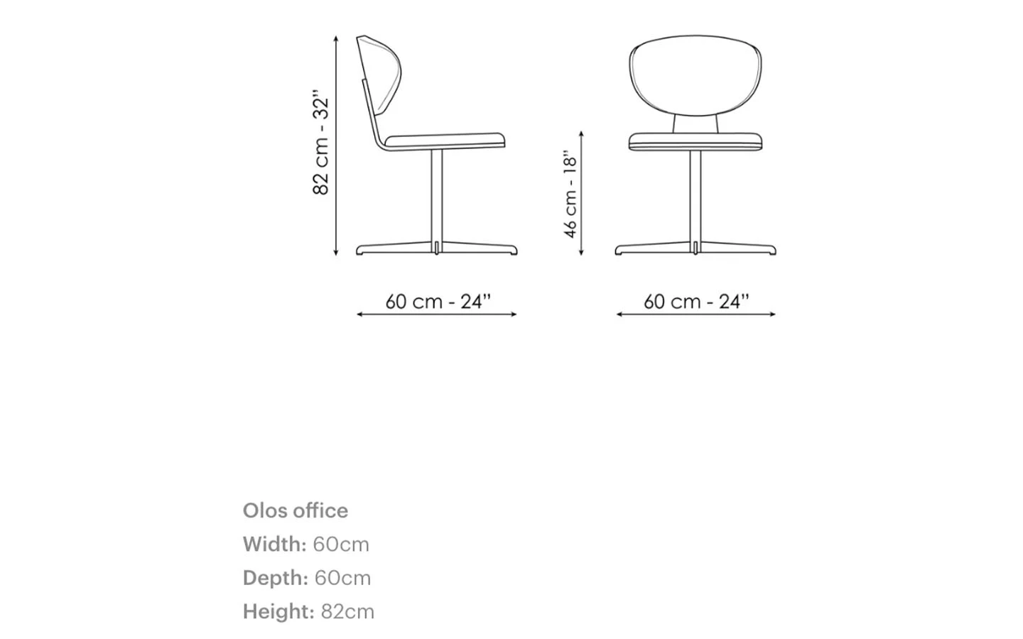 Офис стол OLOS Bonaldo - 4 - Stolbg.com