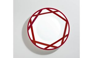 Сет от 2 чинии 27,5 см Nastri Bordeaux Missoni Home - 1 - Stolbg.com