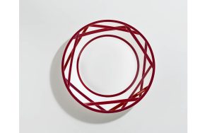 Сет от 2 дълбоки чинии 22 см Nastri Bordeaux Missoni Home - 1 - Stolbg.com