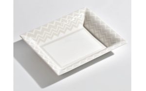 Поднос за дребни предмети Zig Zag White Missoni Home - 1 - Stolbg.com