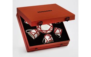 Подаръчен комплект за кафе Nastri Bordeaux, Сет от 12 части Missoni Home - 1 - Stolbg.com