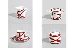 Сервиз за кафе Nastri Bordeaux, Сет от 15 части Missoni Home - 1 - Stolbg.com