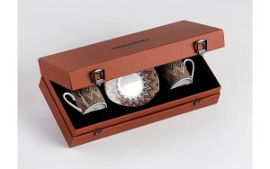 Подаръчен комплект за кафе Zig Zag Jarris 148, Сет от 4 части Missoni Home - 1 - Stolbg.com