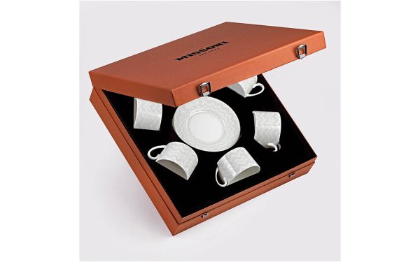 Подаръчен комплект за чай Zig Zag White, Сет от 12 части Missoni Home - 1 - Stolbg.com