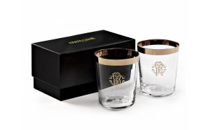 Сет от 2 чаши от Roberto Cavalli New Monogram Platin - stolbg.com