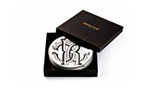 Сет от 2 чинии 15,5 см Monogram Black Roberto Cavalli Home Luxury Tableware - 1 - Stolbg.com