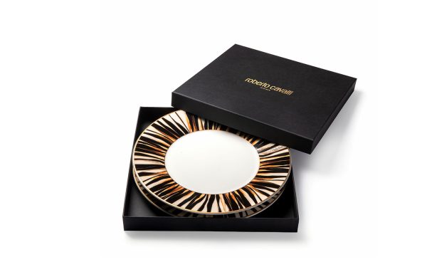 Чиния 27,5 см Ray of Gold Roberto Cavalli Home Luxury Tableware - Stolbg.com