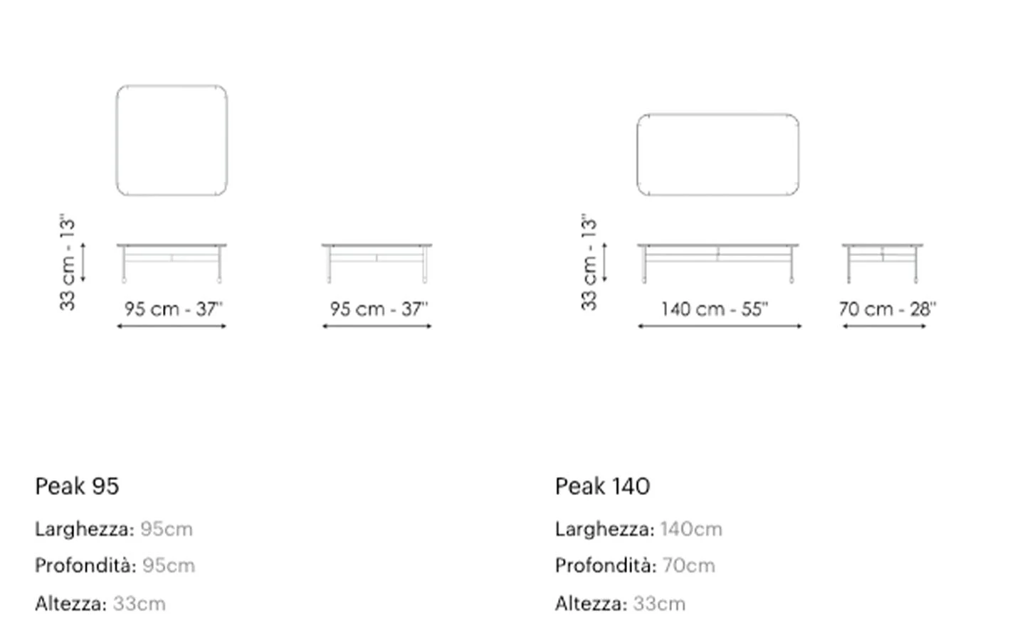 Ниска маса PEAK Bonaldo - 4 - Stolbg.com