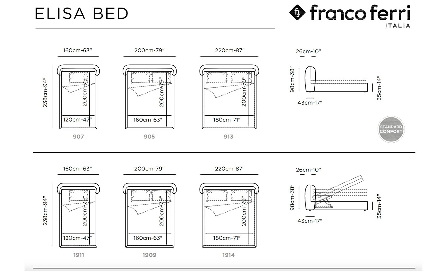 Легло ELISA Franco Ferri - 8 - Stolbg.com
