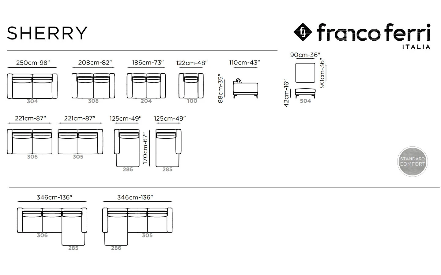 Диван SHERRY Franco Ferri - 6 - Stolbg.com