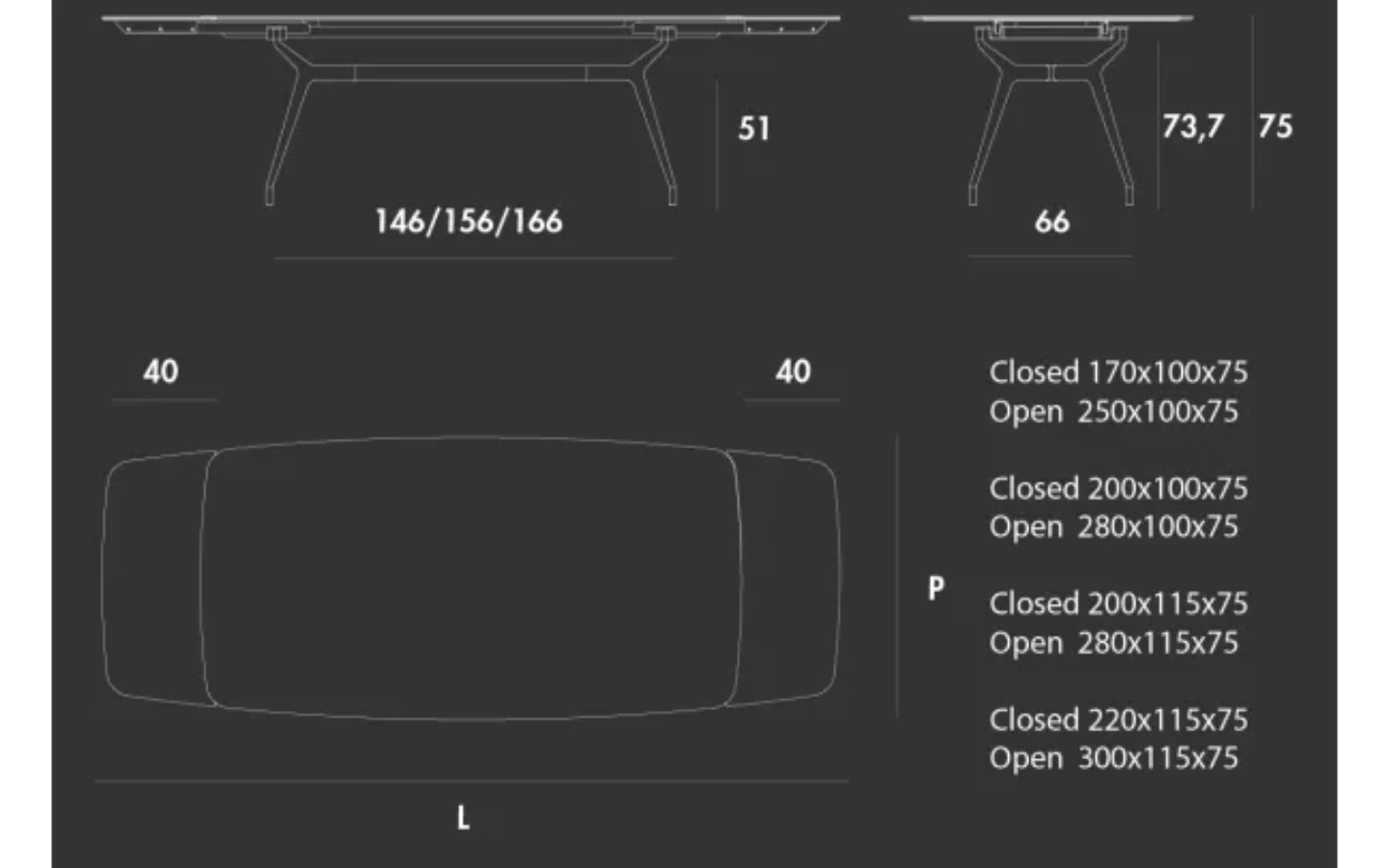 Разтегателна маса ARKOS SHAPED Sovet - 9 - Stolbg.com
