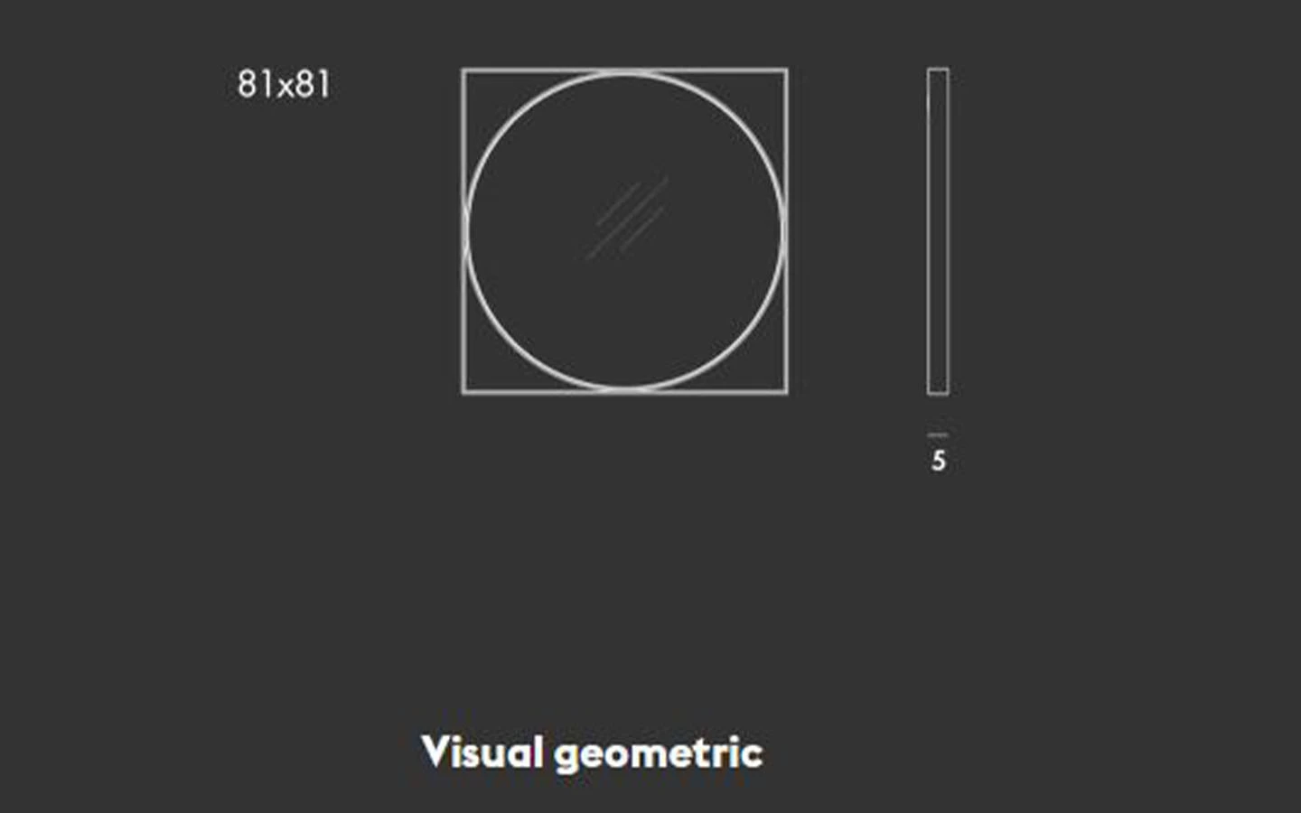 Огледало VISUAL GEOMETRIC Sovet - 6 - Stolbg.com