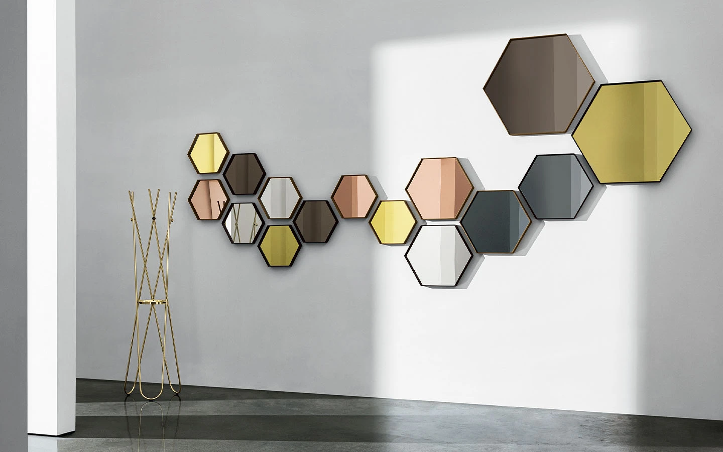 Огледало VISUAL HEXAGONAL Sovet - 1 - Stolbg.com