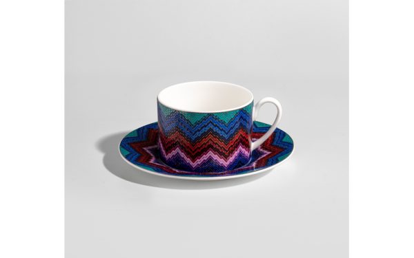 Чаша за чай с чинийка Starlight Missoni Home - 1 - Stolbg.com