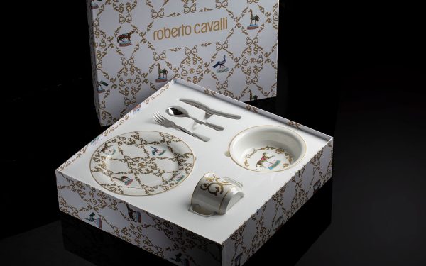 Подаръчен комплект Carosello за деца, Сет от 6 части Roberto Cavalli Home Luxury Tableware - 1 - Stolbg.com