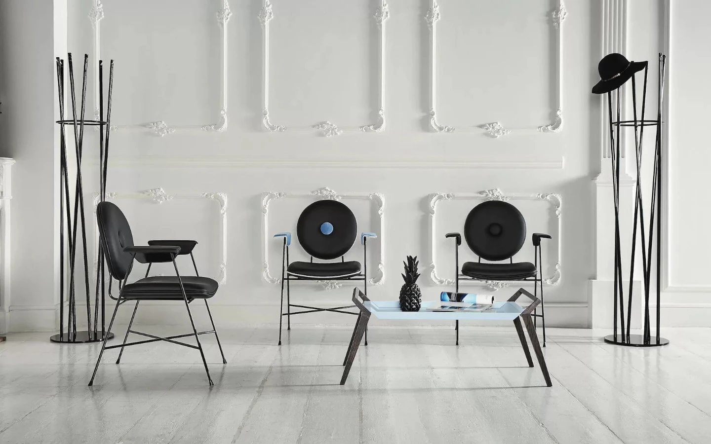 Стол PENELOPE WITH ARMS Bontempi - 4 - Stolbg.com