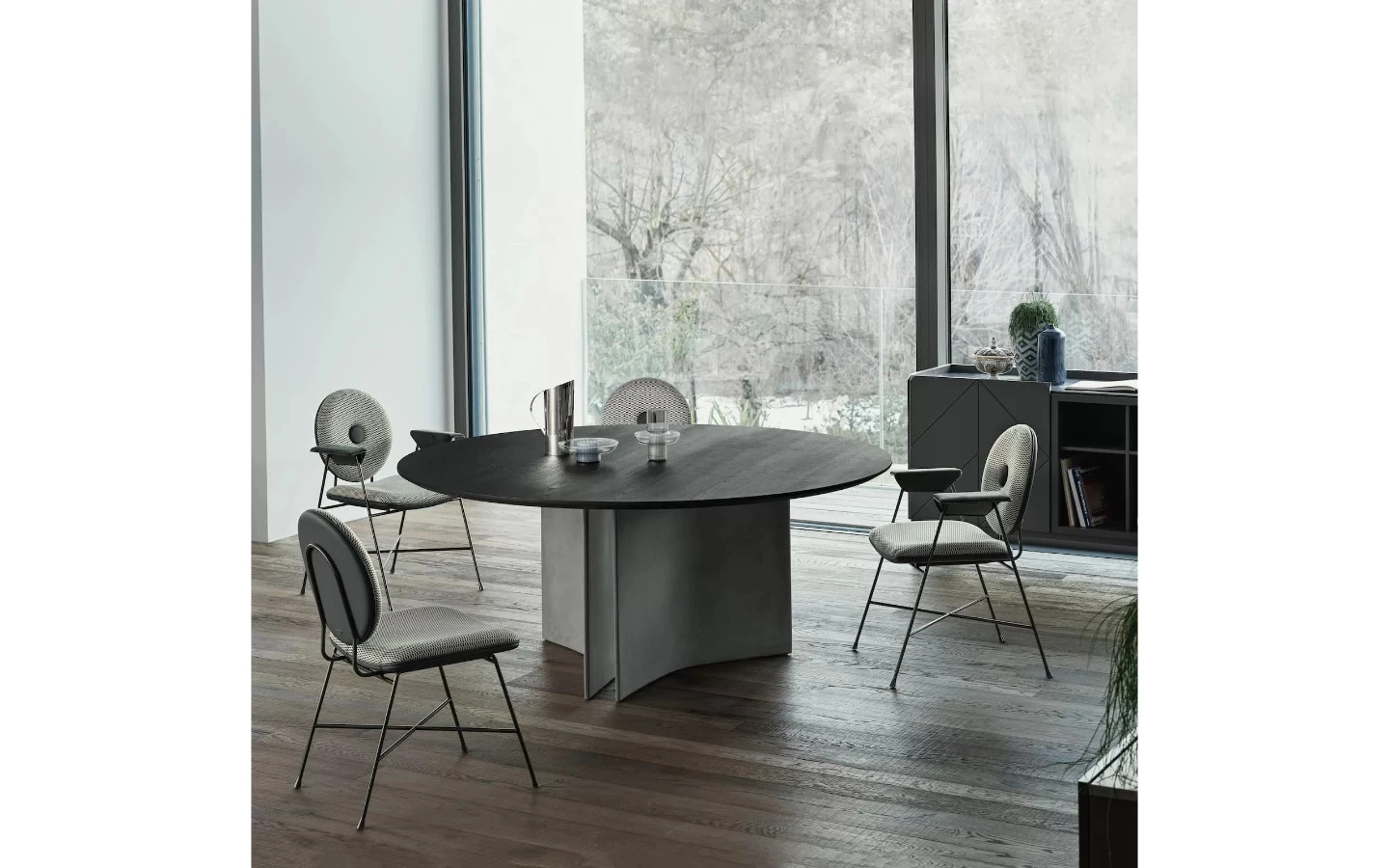 Стол PENELOPE WITH ARMS Bontempi - 5 - Stolbg.com