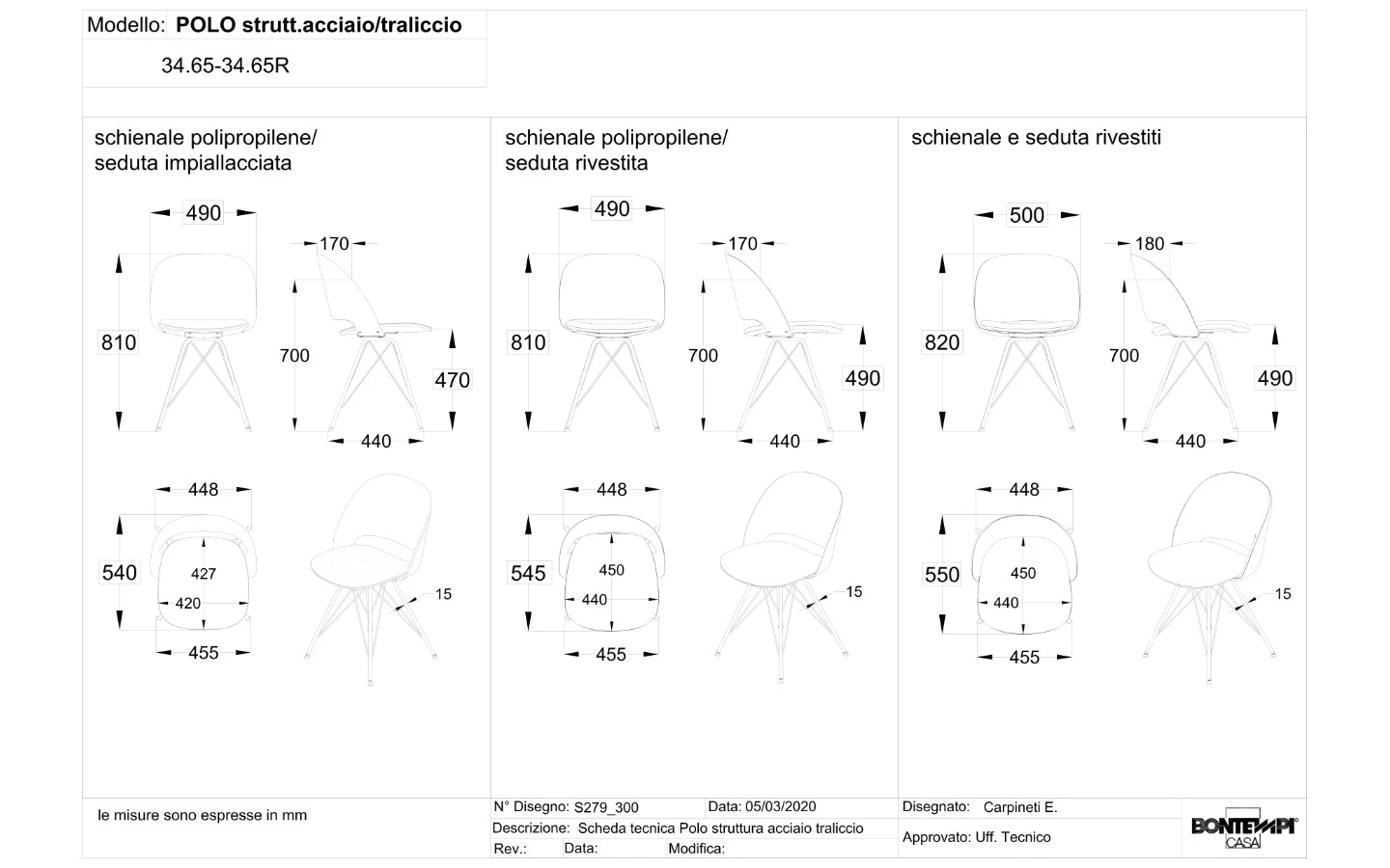 Стол POLO Bontempi - 5 - Stolbg.com