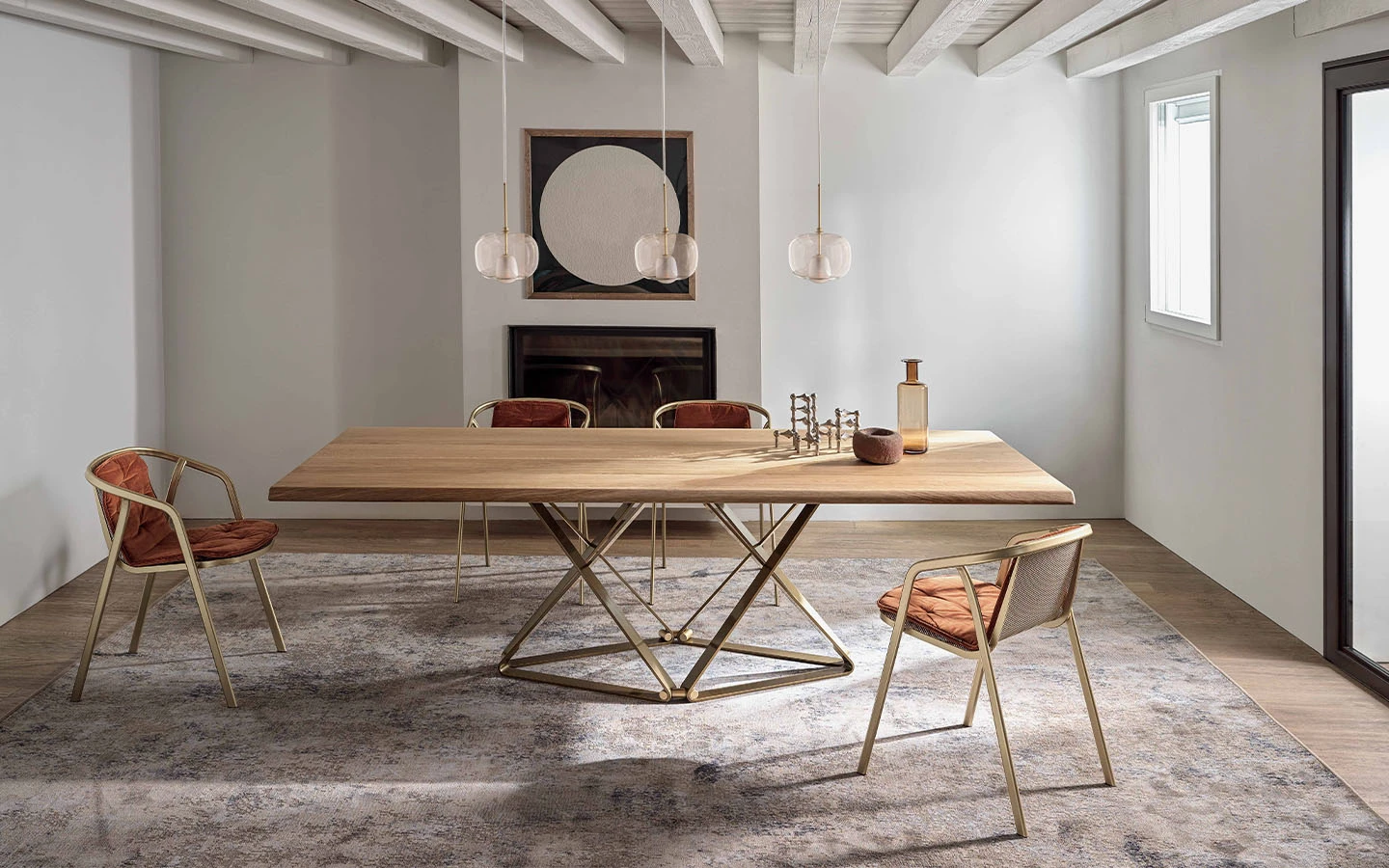 Маса DELTA RECTANGULAR Bontempi - 1 - Stolbg.com