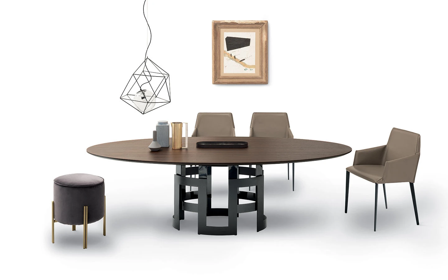 Маса IMPERIAL ELLIPTICAL Bontempi - 1 - Stolbg.com