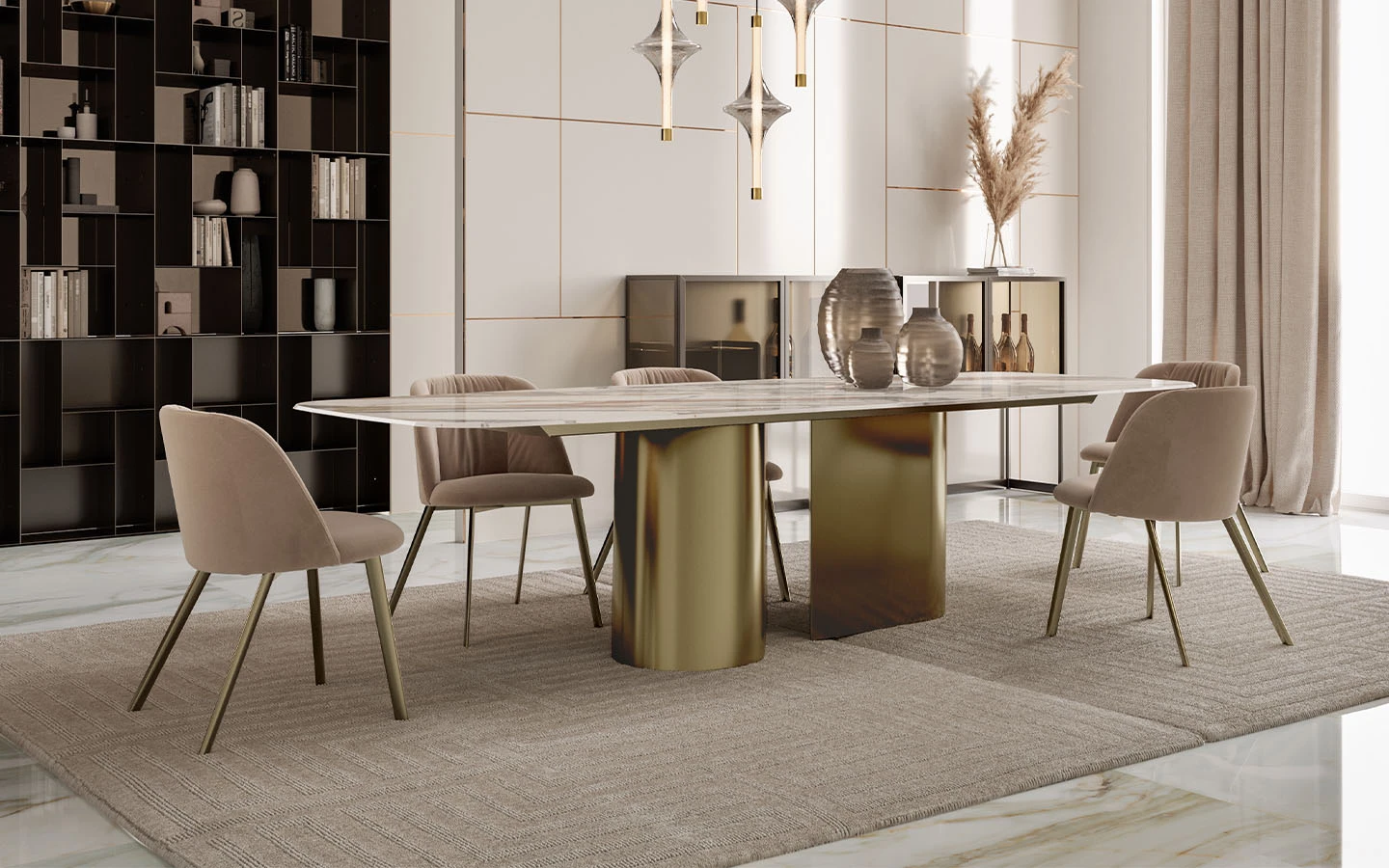 Маса KIMONO Bontempi - 1 - Stolbg.com