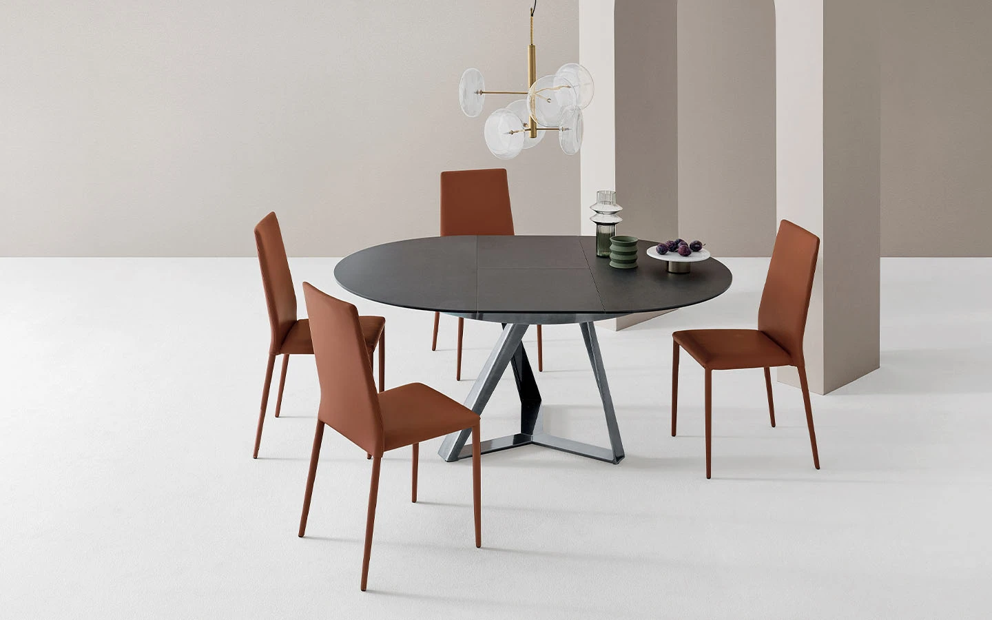 Разтегателна маса MILLENNIUM ROUND Bontempi - 3 - Stolbg.com